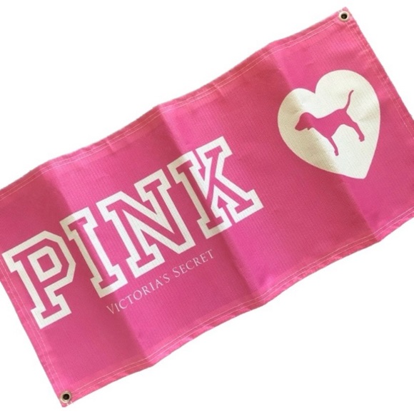 Victoria’s Secret VS PINK Logo Display Prop Hanging Banner Collectors HTF Item - Picture 9 of 9